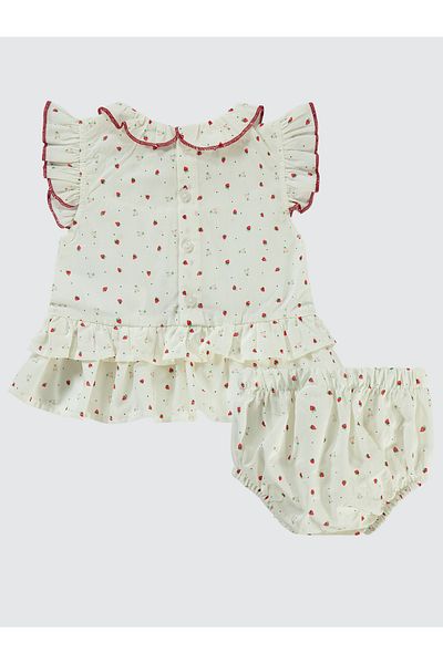 Civil Baby 6-18 Months Red Baby Girl Set