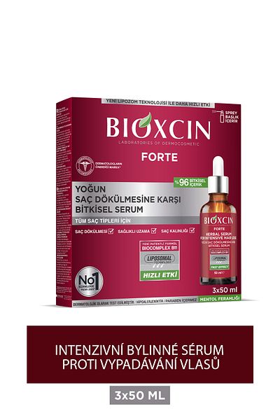 Bioxcin Forte Yoğun Saç Dökülmesine Karşı Bitkisel sérum 3x50ml