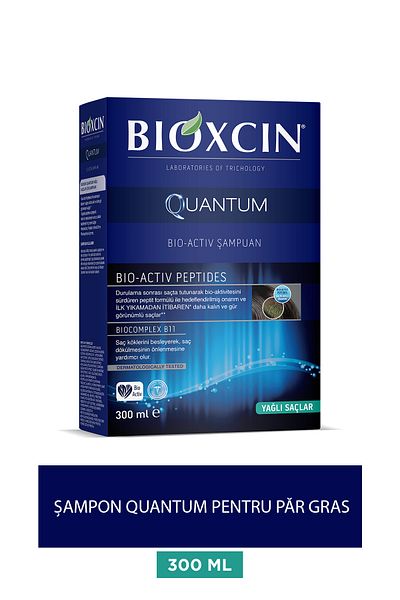 Bioxcin Șampon Quantum pentru păr gras 300 ml-