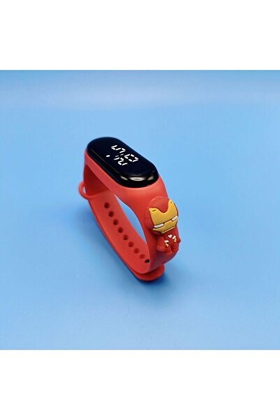 BANDAI IronMan Marvel Children's Watch Cartoon Fashion Watches Electronic Digital LED Display Watches Water