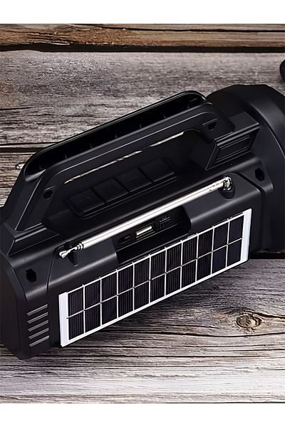 MACON Generic Multifunctional Portable Bluetooth speaker With Bright Flash Light Power Bank With FM Radio