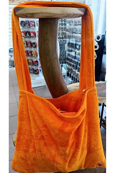 Monalisa Home 100% Cotton Pink Beach Towel Turning into Beach Bag