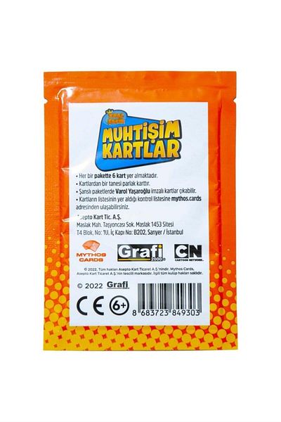 Mythos Cards Kral Şakir Magnificent Cards - Season 1 - Pack of 6 Cards