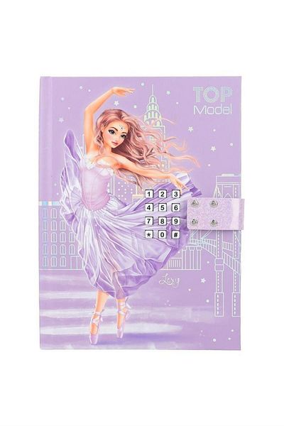 Top Model by Depesche Top Model Ballerina Locked Diary