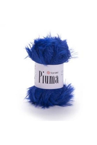 Yarnart PIUMA Κλωστή Μπλε Πλεκτό Χέρι - 4415