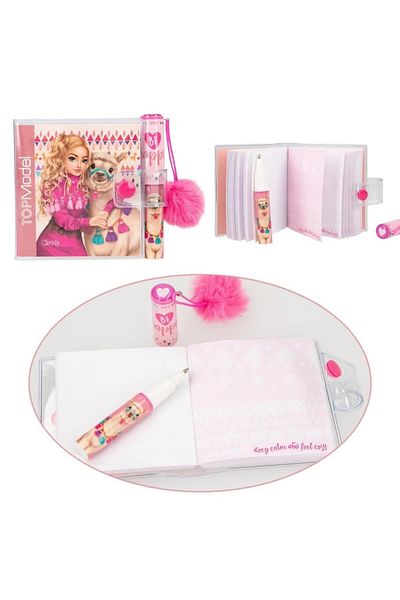Top Model Mini blocnotes cu stilou