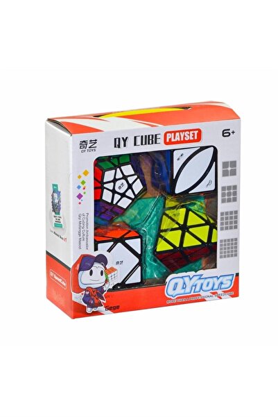 Başel Toys 1543 مكعب السرعة عائلة مكونة من 4 قطع Megaminx Pyramis