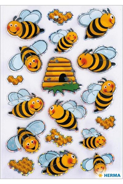 Herma Magic Etıket 3d Wings Cute Bees