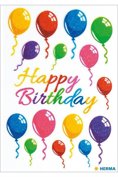 Herma Magic Etıket Glıttery Balloons