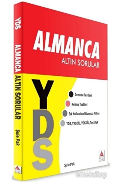 Delta Kültür Yayınevi Delta YDS Almanca Altın Sorular 2019