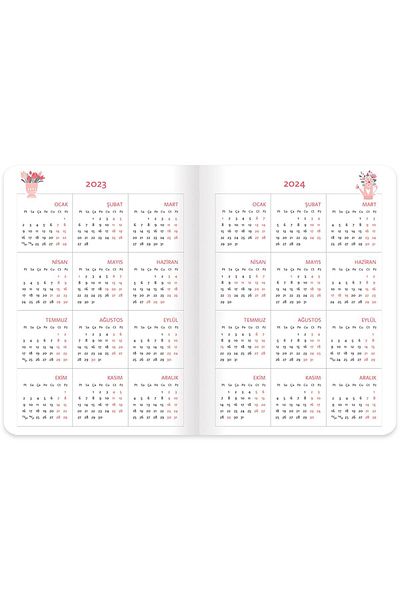 KESKİN COLOR 17x24 Hardcover Academic Agenda - Rainbow