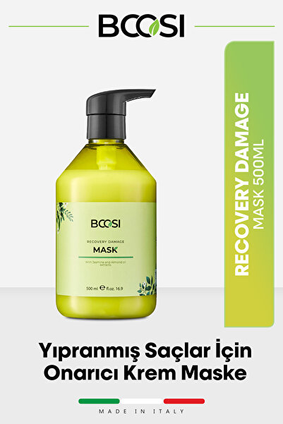 BCOSI Recovery Damage Yıpranmış Saçlar İçin Onarıcı Krem Maske 500ml
