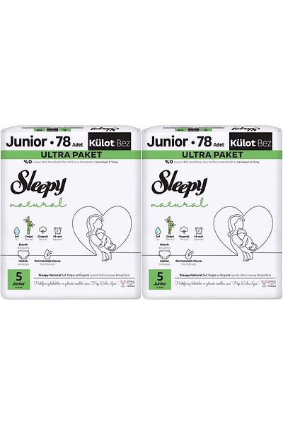 Sleepy Panty Diaper Natural Size:5 (11-18kg) Junior 156 Pieces Economic Ultra Pk