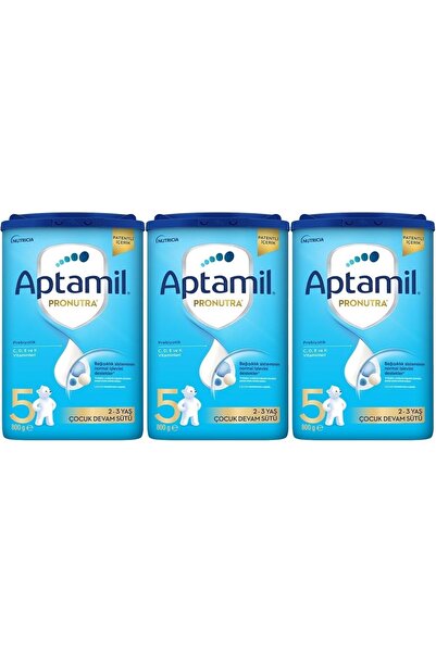 Aptamil Nutrıcıa Aptamil Pronutra 800GR Devam Sütü No:5 (2-3 Yaş) (3 Lü Set)