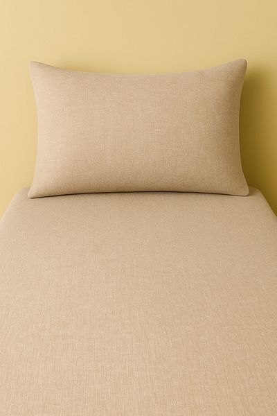 Home Single |   Fitted Sheet |   Cotton Ranforce Fabric 1 Piece Zippered Pillow Case (50X70 cm)