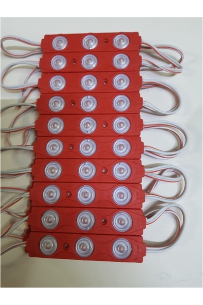 Genel Markalar Kırmızı Mercekli Modül Led 20 Adet