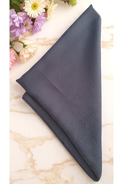 Lavena scarfs Ethnic Monogram Sapphire Shawl