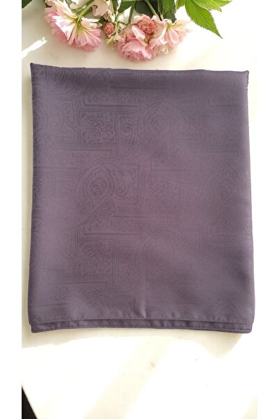 Lavena scarfs Etnik Monogram Safir Şal - Lila
