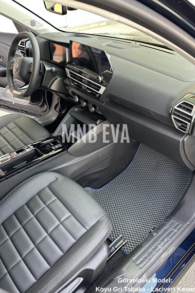 MNB EVA Citroen C4x Benzinli 2023-2025 Eva Oto Paspas ve Bagaj Havuzu Seti Metal Topukluklu Logolu