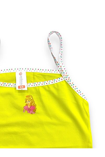 Erdenay Tekstil Vegyes színű kötélszíjas lány alsóing 3 részes