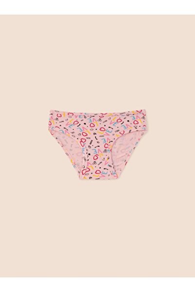 natuline Chiloți din bumbac organic Lycra pentru fete Pachet 3 Love Emp. 5815-3