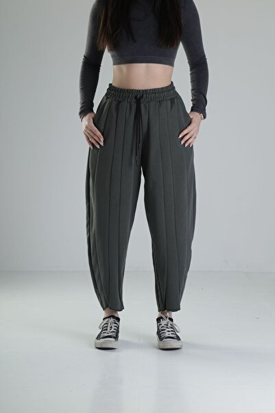 COCOPELLI Брюки з еластаном, зеленого кольору