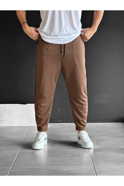 COCOPELLI Καφέ παντελόνι μπαγκέτα