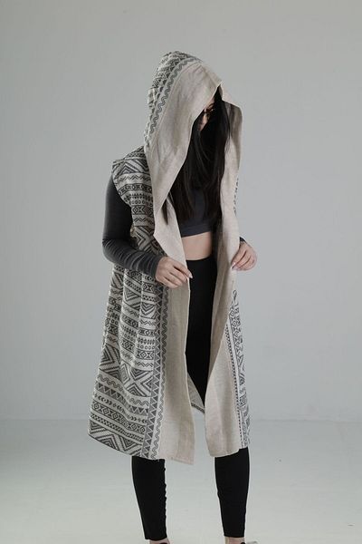 COCOPELLI Kimono cu model etnic