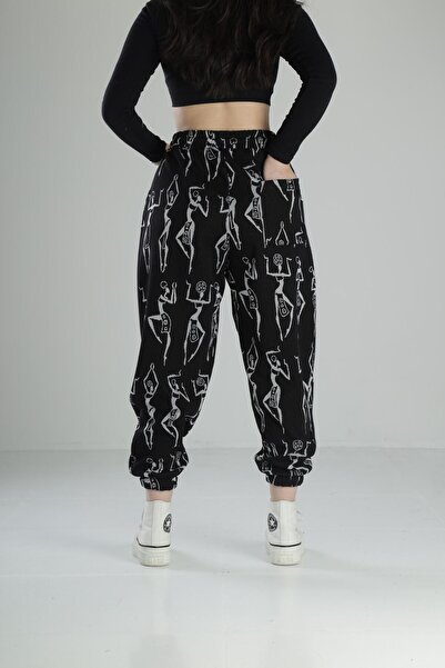 COCOPELLI Patterned Pleated Jogger
