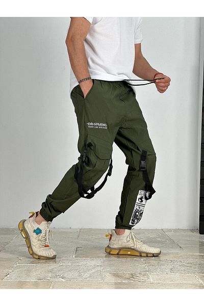 COCOPELLI Πράσινο ύφασμα αλεξίπτωτου - Premium Quality Summer Jogger