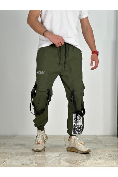 COCOPELLI Πράσινο ύφασμα αλεξίπτωτου - Premium Quality Summer Jogger