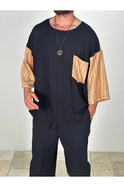 COCOPELLI Μπλούζα Fakir Kol Viscon Καφέ Oversize