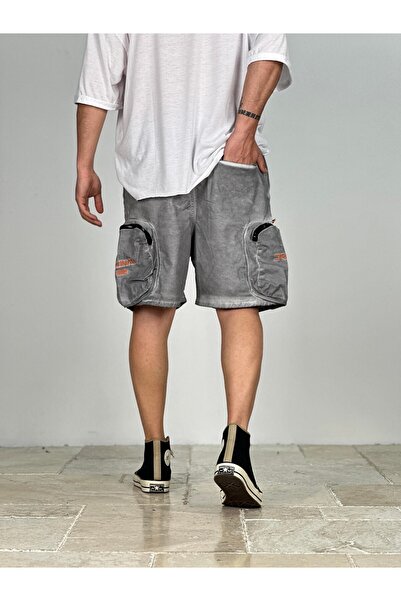 COCOPELLI Premium Quality Gray Gabardine Shorts