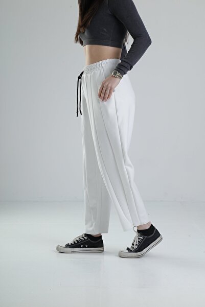 COCOPELLI Брюки з еластаном, екрю