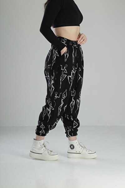 COCOPELLI Patterned Pleated Jogger