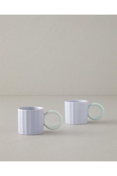 English Home New Tree Patterned Coffee Cup Set - Lilac