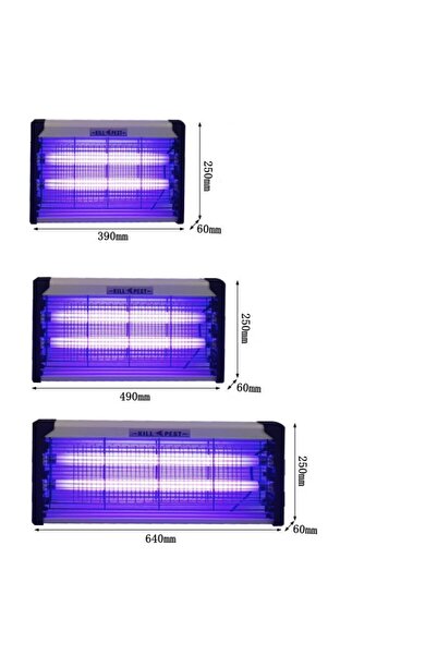 Flippy Electric UV Insect Lamp Flippy, Neon, 2x20W, Wall Mount, Metal/Plastic, 39x25x6 cm