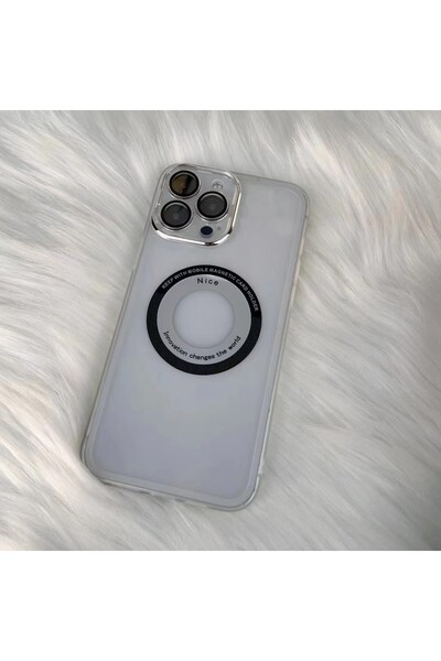 Apple MagSafe TPU Flippy Protective Case for iPhone 14 with Logo Cutout and Camera Glass, Transparent