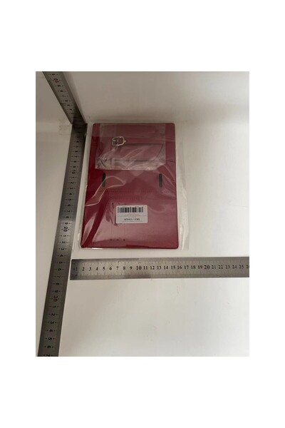 FASHION Passport and Card Wallet, Flippy, PU Leather, 23x16 cm, Red
