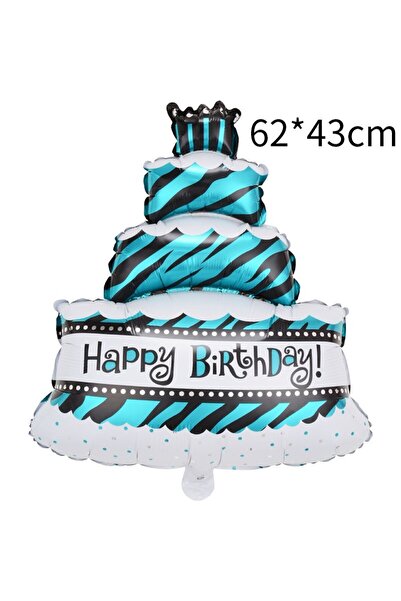 Flippy Μεταλλικό Μπαλόνι Φύλλο, Αναδιπλούμενο, Μοντέλο Τούρτας 4 Επιπέδων, Μπ...