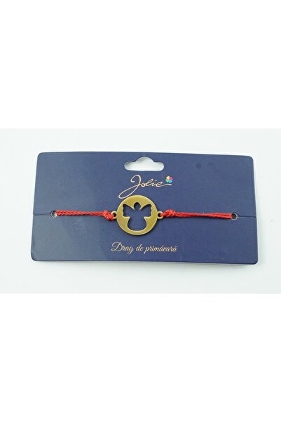 Flippy Χρυσό Ανοξείδωτο Ατσάλινο Βραχιόλι με Νόμισμα Άγγελου