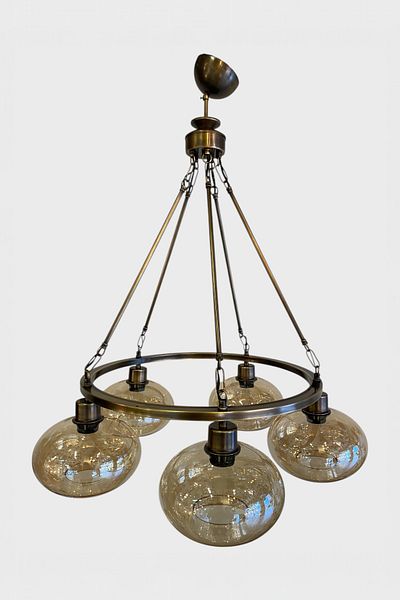 Favori Aydınlatma Modern 5-Piece Antique Amberia Chandelier