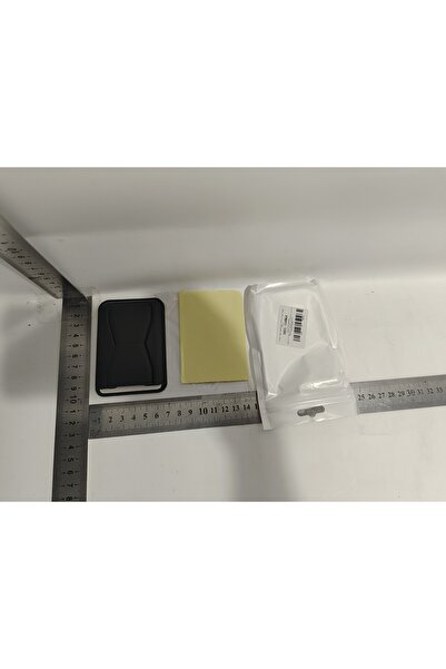 Universal Flippy MagSafe wallet for cards with integrated stand, Black