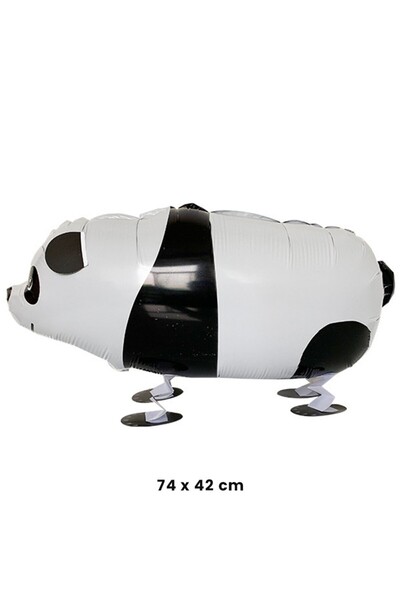 Flippy Metalized Foil Balloon, Flippy, Animated Character, Panda Model, 74x42 cm