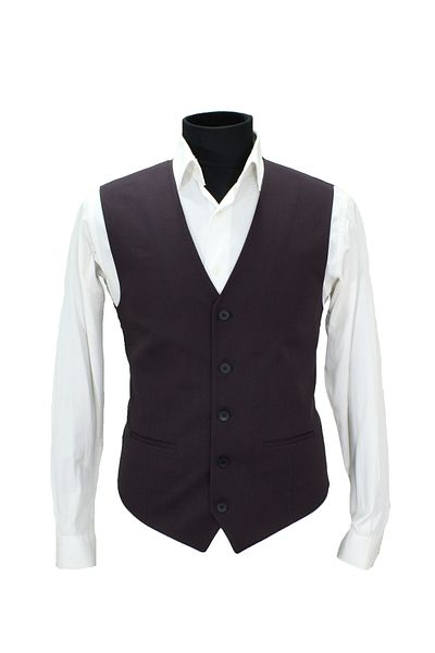 MENTOR REGALO Men's V-Neck Claret Red Armured 50644