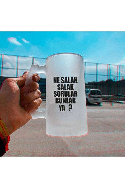 Vays Ne Salak Salak Sorular Buzlu Cam Bira Bardağı