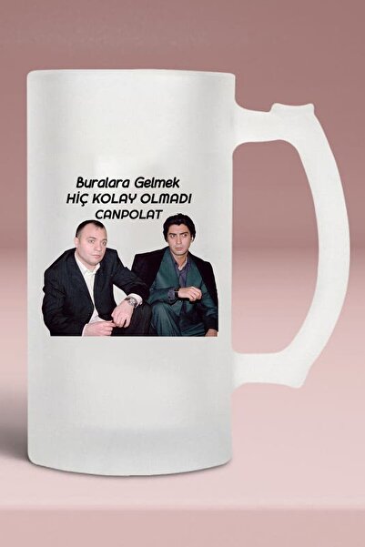 Vays Buzlu Cam Bira Bardağı - Buralara Gelmek Hiç Kolay