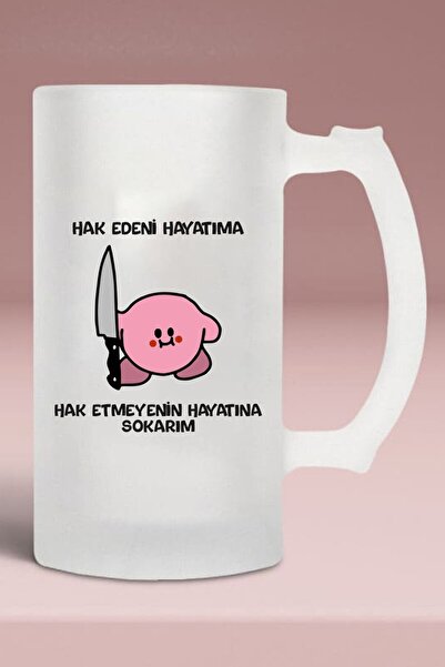 Vays Buzlu Cam Bira Bardağı - Hak Edeni Hayatıma