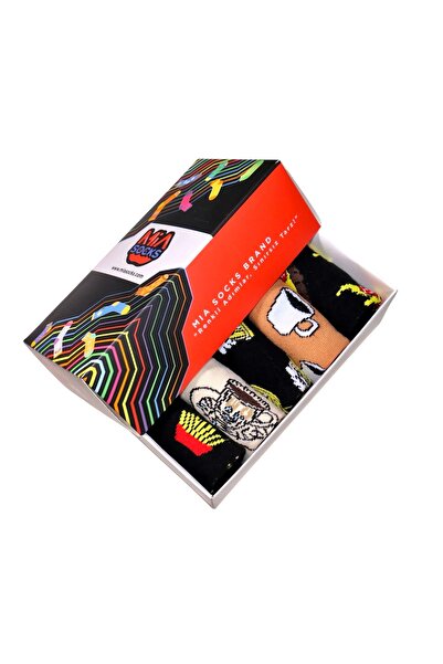 MiaSocks 5'li Yiyecek ve İçecek Temalı Çorap Set