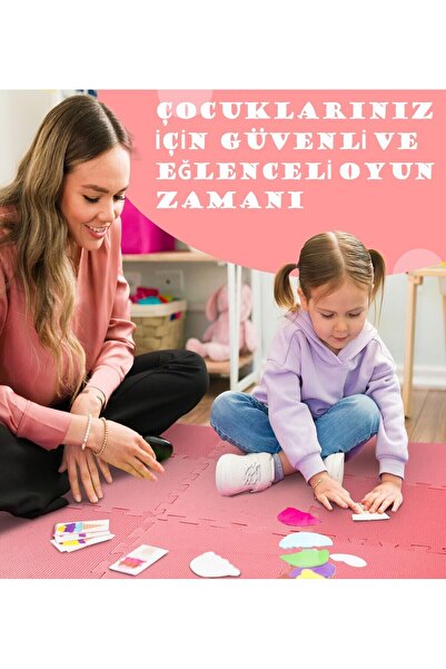 İnfant Hobby İnfant Hooby Premium Puzzle Karo Oyun Matı Seti 90x120 (12 ADET)